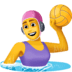 🤽‍♀️ woman playing water polo display on Facebook